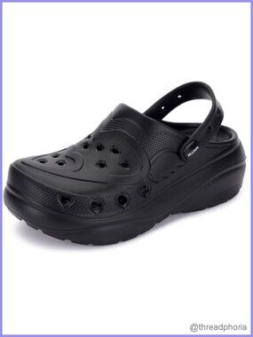 WHITIN Clogs Thick Sole Cushioned Slip-On Garden Shoes